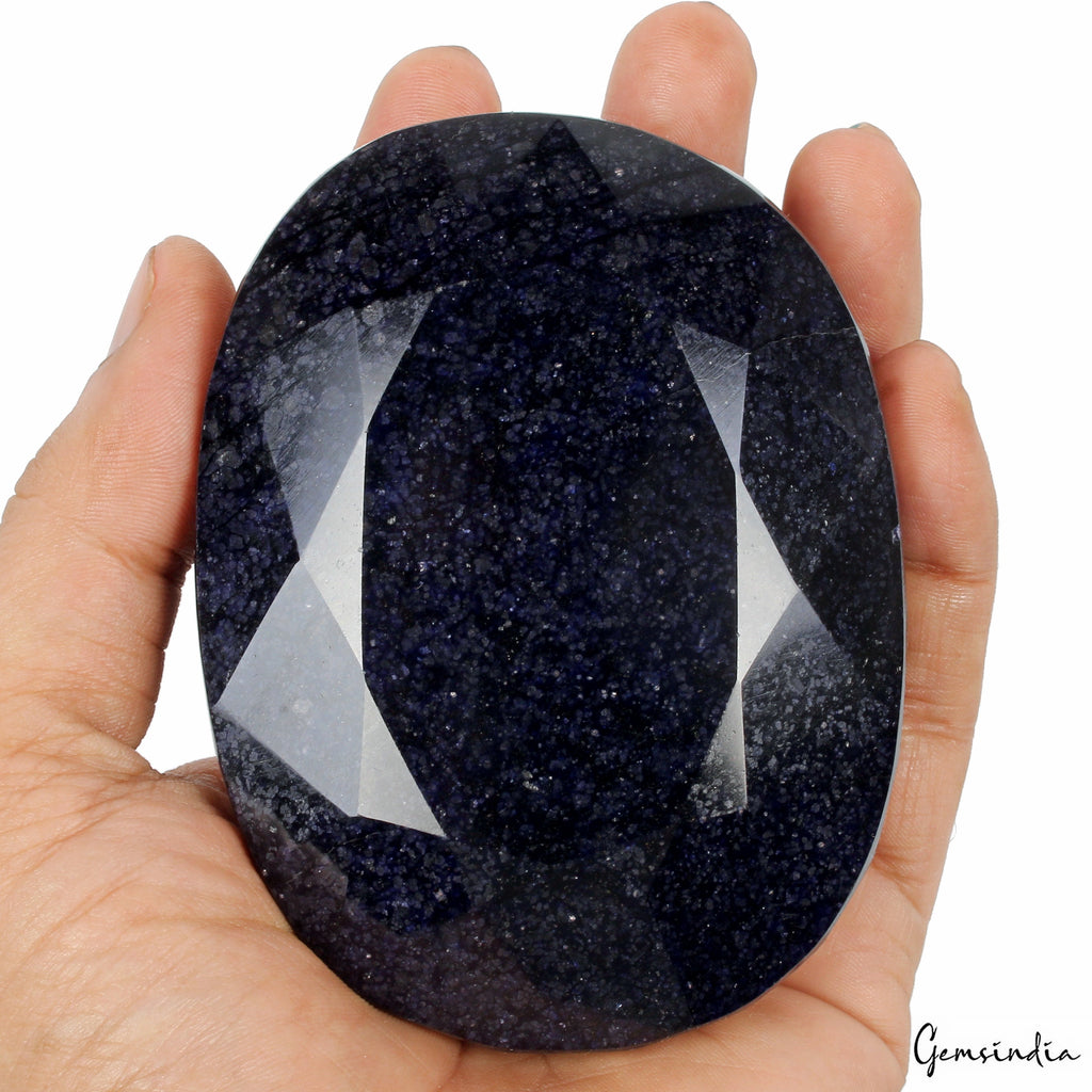 2850 Ct Natural Blue Sapphire Oval Faceted Museum Size Earth Mined Huge Gemstone
