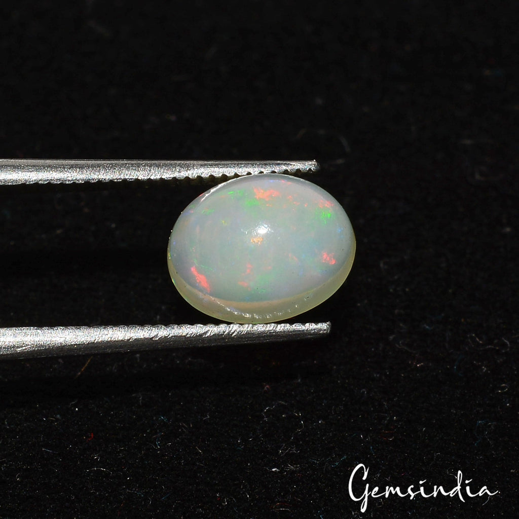 Certified 1.70 Ct Natural Untreated Ethiopian Multi-Shine Opal Oval Gem For Ring