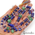 Natural Multi-Gems Mixed Shape Beads, 31" Strand 6-16mm/750Ct For Jewelry Making