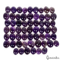 Amethyst Cabochon, Oval Cabochon, Untreated — 10mm to 12mm, 260.70 Ct