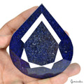 Blue Sapphire Loose Gemstone, Color Enhanced — 87x74x42 mm, 2380 Ct