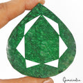 1170 Cts Natural Brazilian Green Emerald Pear Faceted Huge Size Loose Gemstone