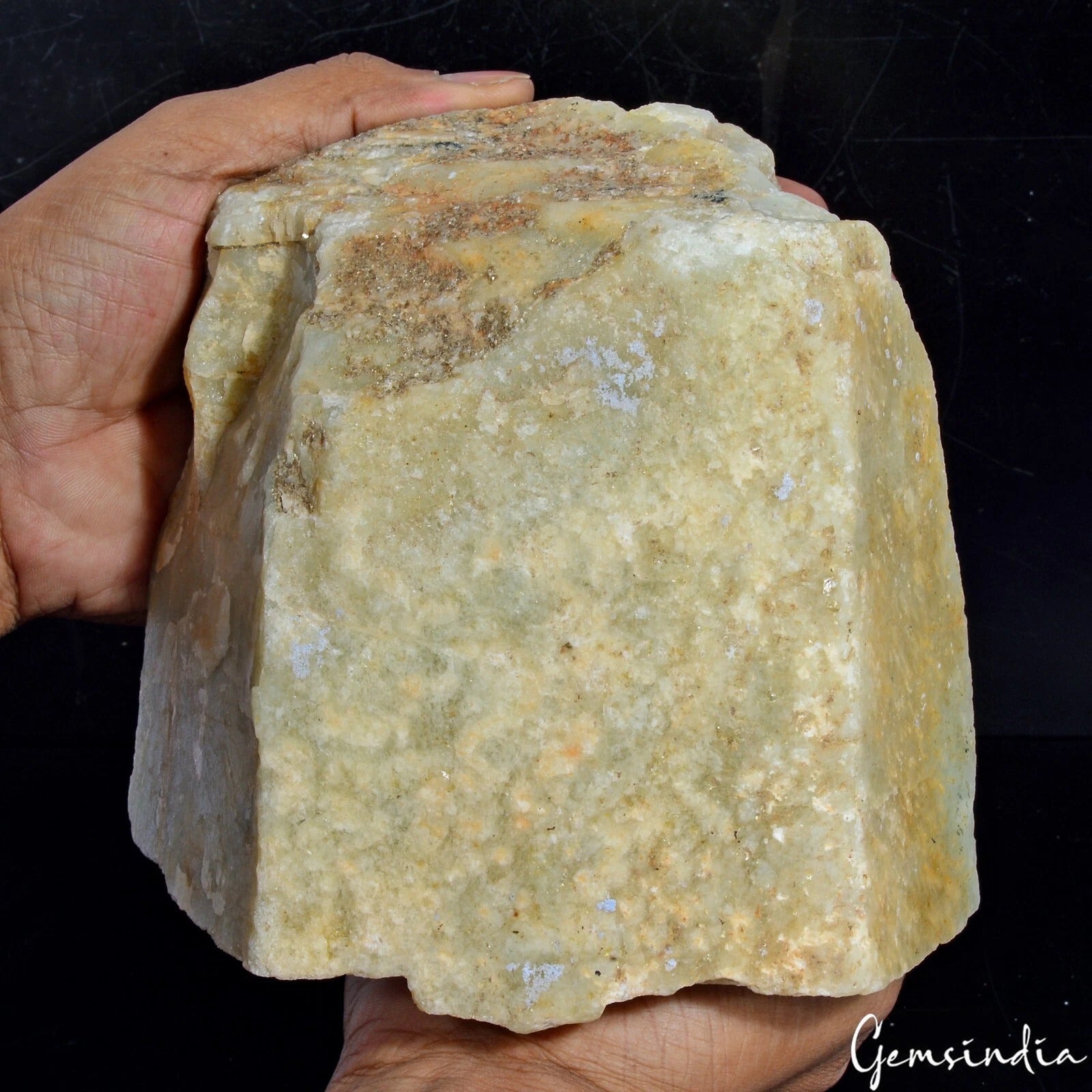 3.2 Kilo Large Raw Aquamarine beryl Uncut Rough Huge Crystal Healing Specimen