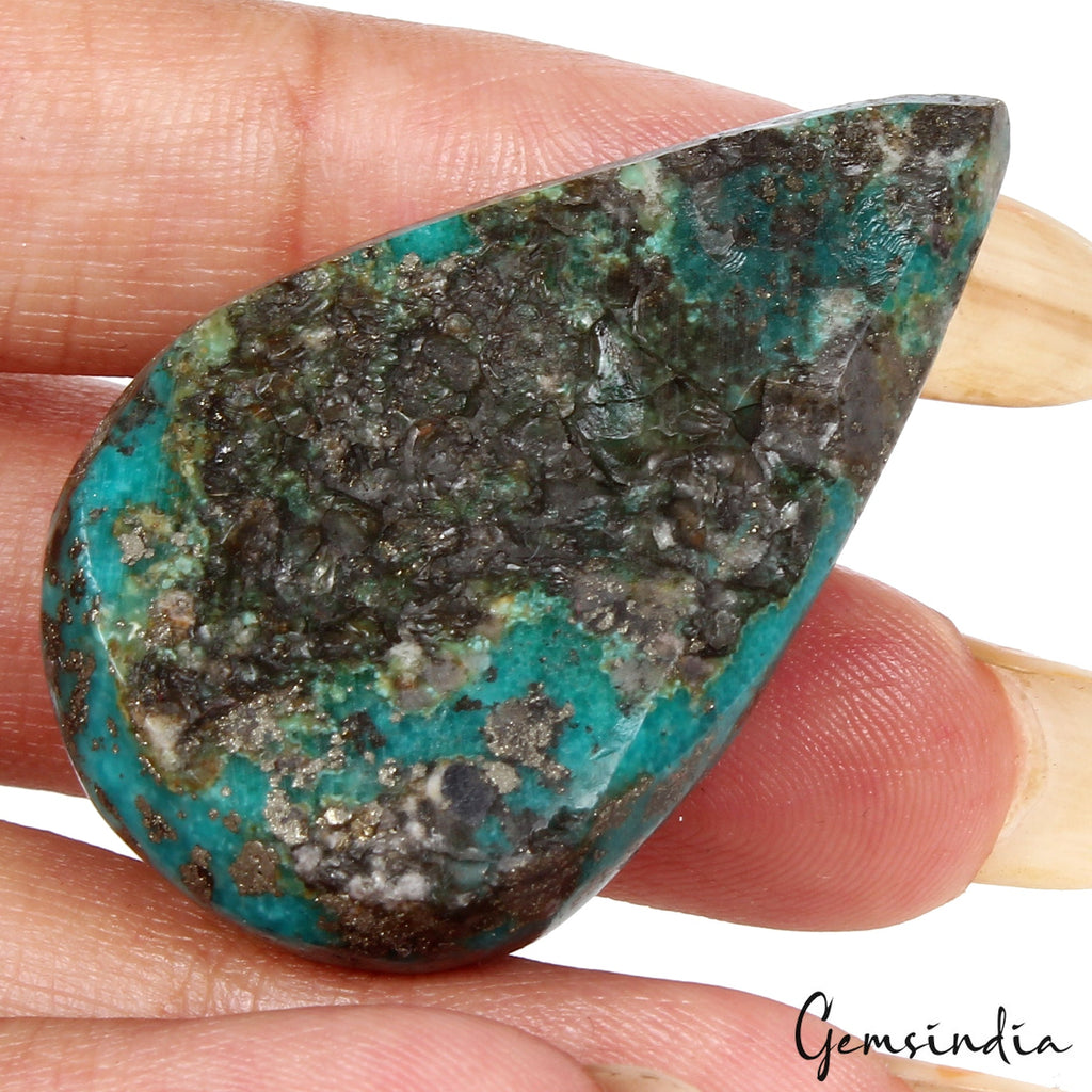97.50 Ct Persian Turquoise Top Quality Untreated Firoza Gemstone