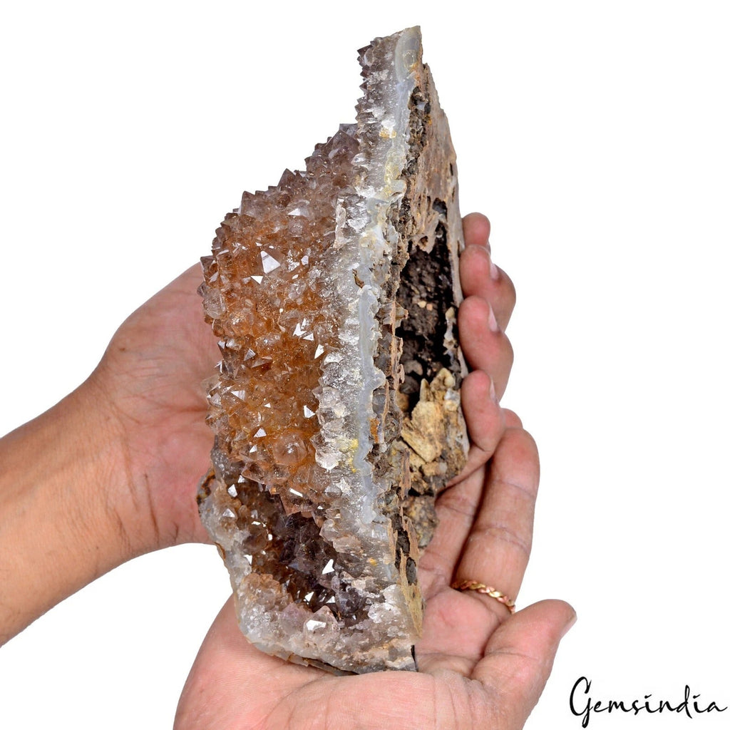 1430Gram Natural Amethyst Geode Quartz Cluster Crystal Specimen Healing Gemstone