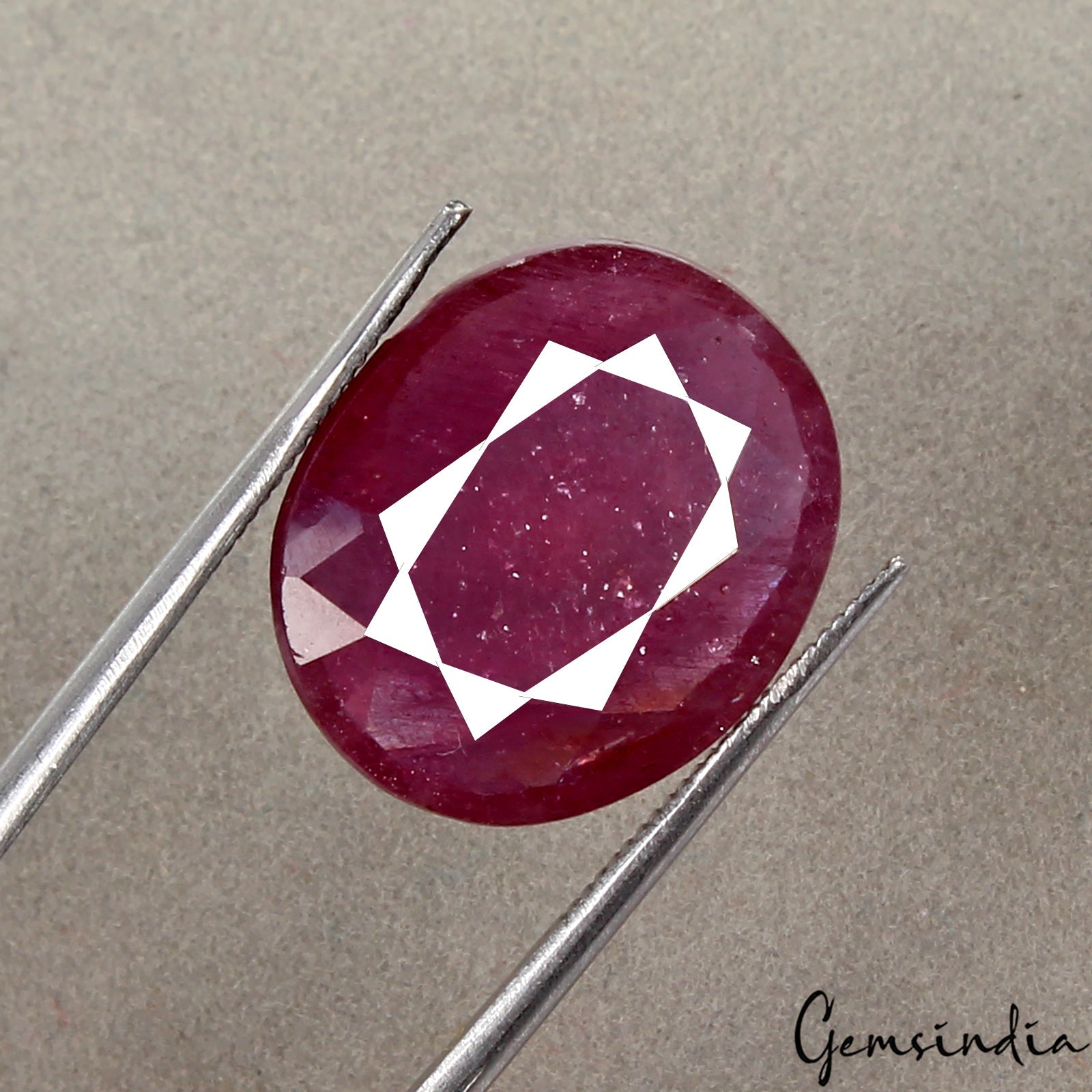 Certified 13.60 Cts Natural Mozambique Red Ruby Oval Cut Loose Precious Gemstone