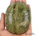 2640 Ct Natural Green Vessonite Round Hand Carved Earth Mined Huge Loose Gems