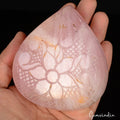 2440 Ct Natural Pink Rose Quartz Huge Pear Cut Nice Carving Museum Size Gemstone