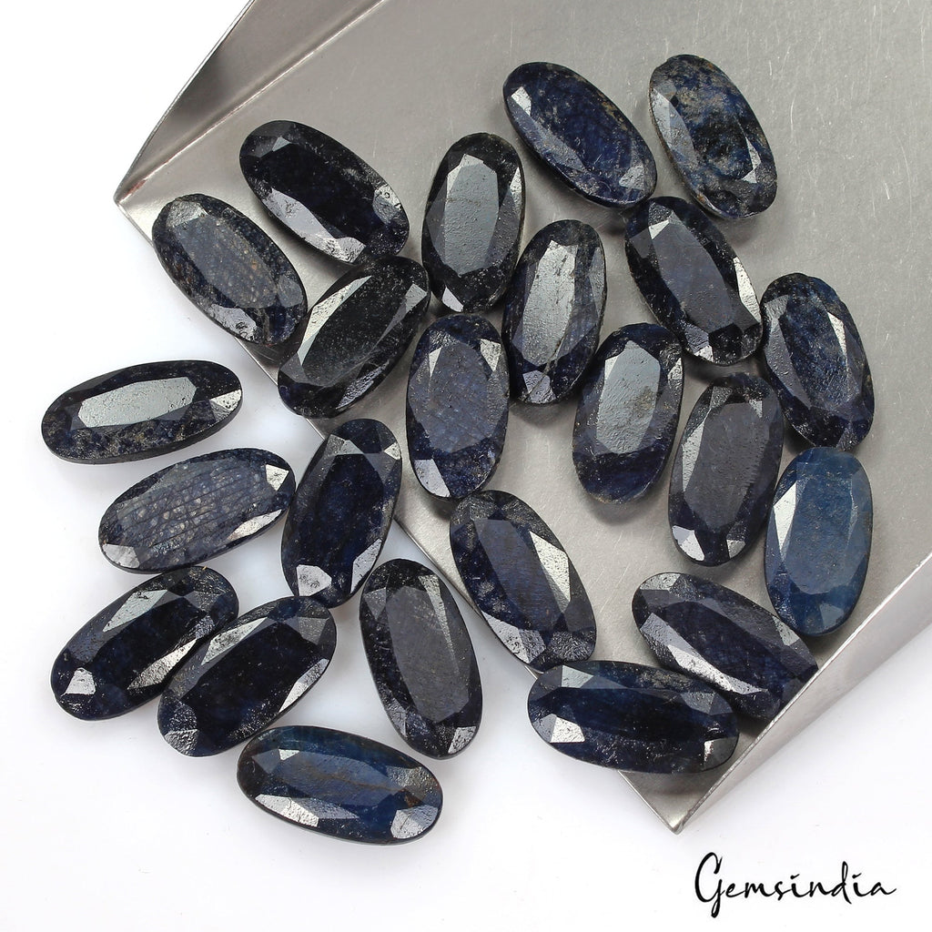 Certified 254 Cts/23 Pcs Natural Blue Sapphire Oval Calibrated 19x10mm Gems Lot