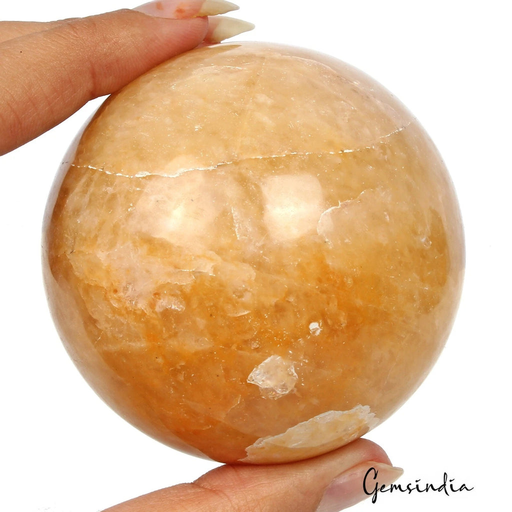 Aventurine Sphere, Untreated — 2.6 Inch, 0.37 Kg (1860 Ct)