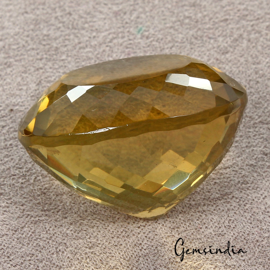 99.45 Cts Natural Untreated Golden Yellow Citrine Oval Cut Loose Gem For Pendant