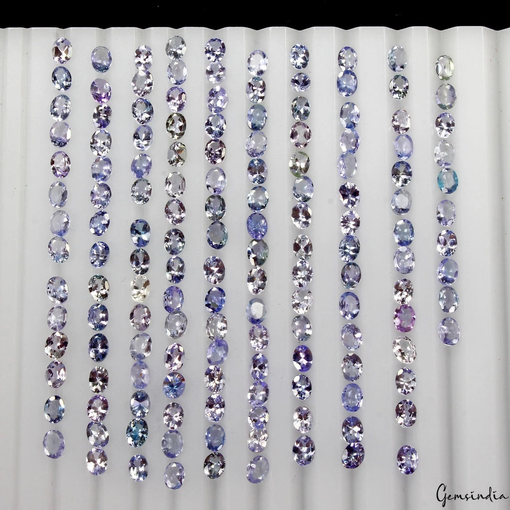 Tanzanite Loose Gemstone, Violet — 4x3 mm, 25.40 Ct
