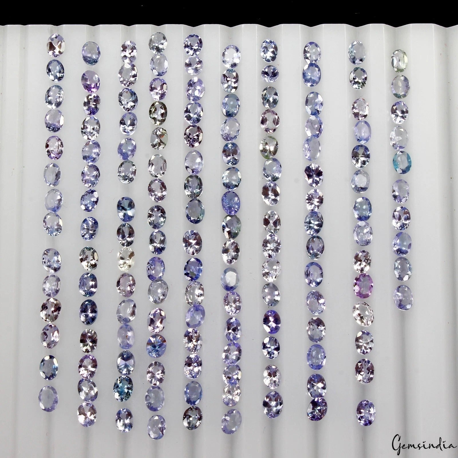 Tanzanite Loose Gemstone, Violet — 4x3 mm, 25.40 Ct