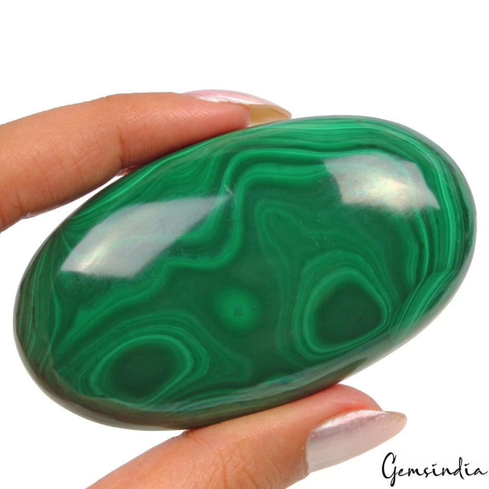 560 Ct Natural Untreated Green Malachite Artistic Design Oval Cab Loose Gemstone