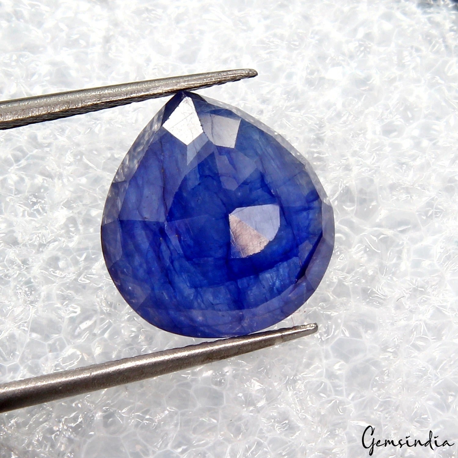 Ceylon Blue Sapphire Loose Gemstone, Heated — 13x12x6 mm, 9.80 Ct, Sri Lanka