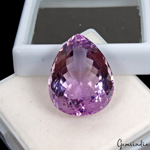 Amethyst Loose Gemstone, Untreated, Purple — 22 x 17 x 11mm, 27.20 Ct, Brazil