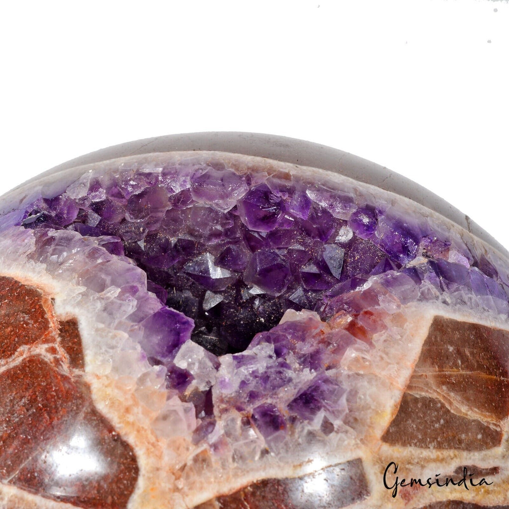 4.64 Kilo Large Natural Untreated Amethyst Druzy Geode Sphere Healing Crystal