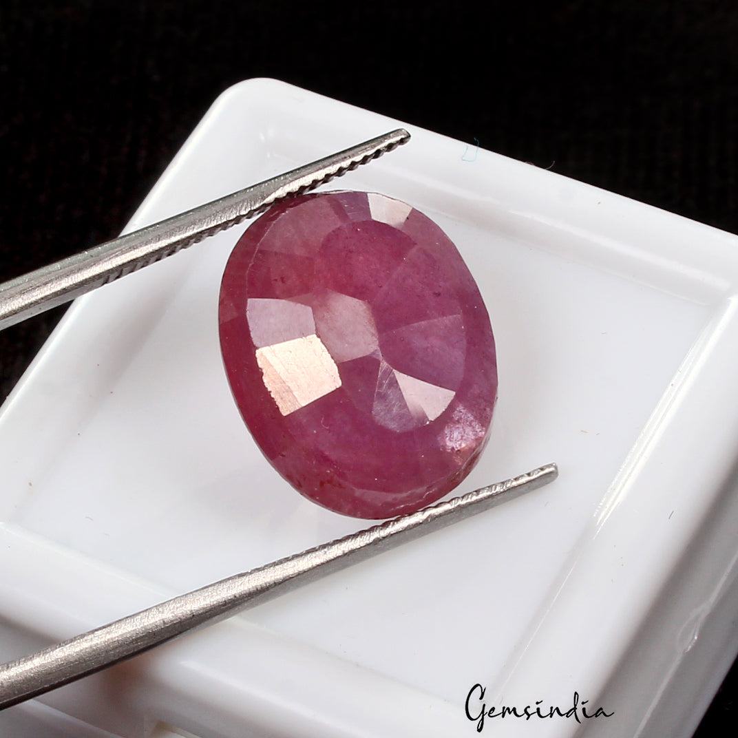 Certified 9.70 Cts Natural Mozambique Heated Red Ruby Oval Cut Precious Rare Gem