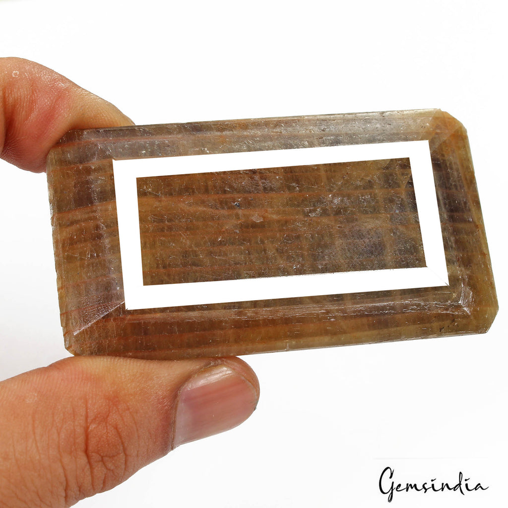 Certified 955 Cts Natural Untreated Brown Sapphire Octagon Cut Loose Huge Gem