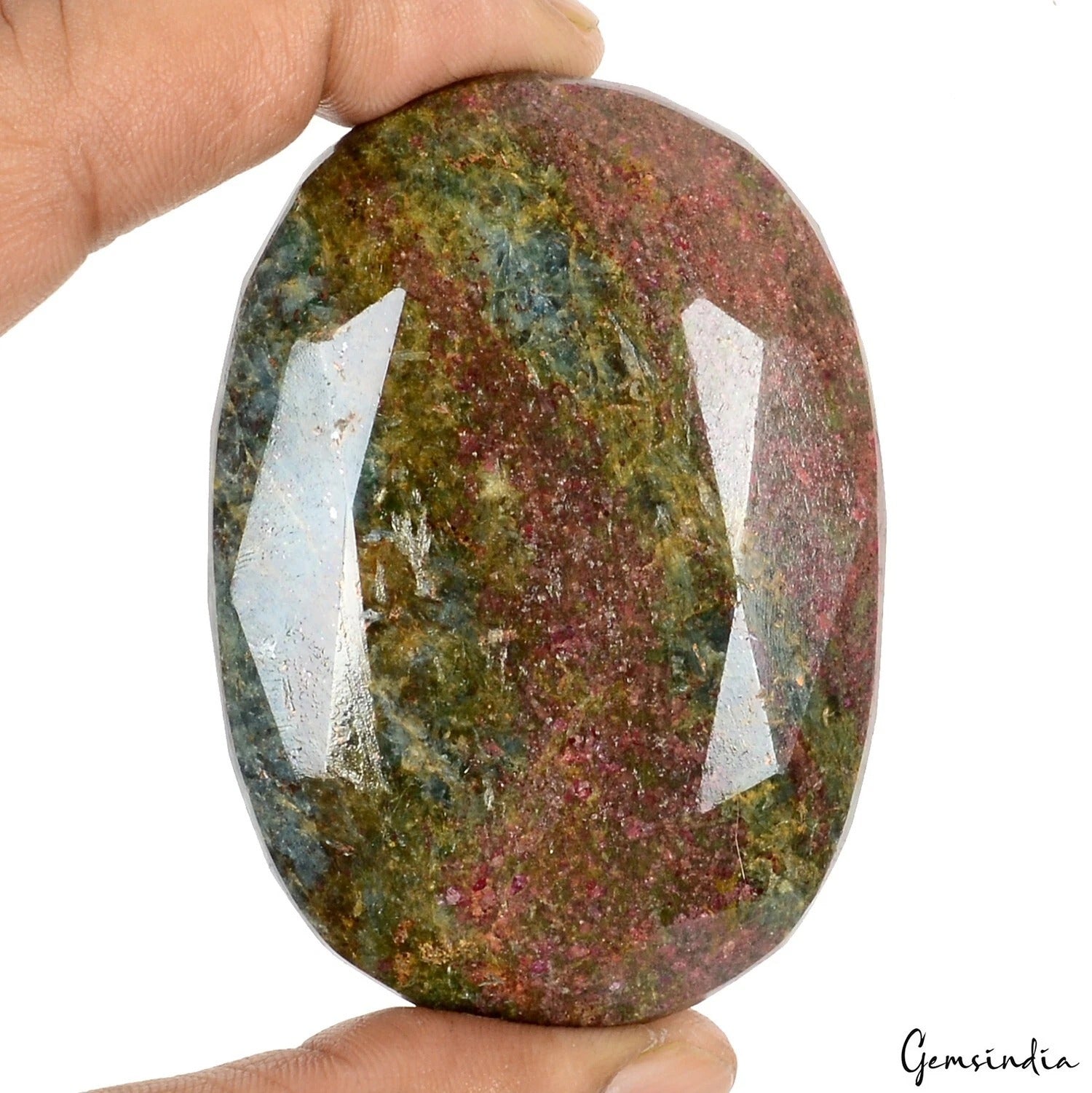 1400 Ct Natural Untreated Ruby Kyanite Oval Cut Faceted Earth Mined Huge Gems