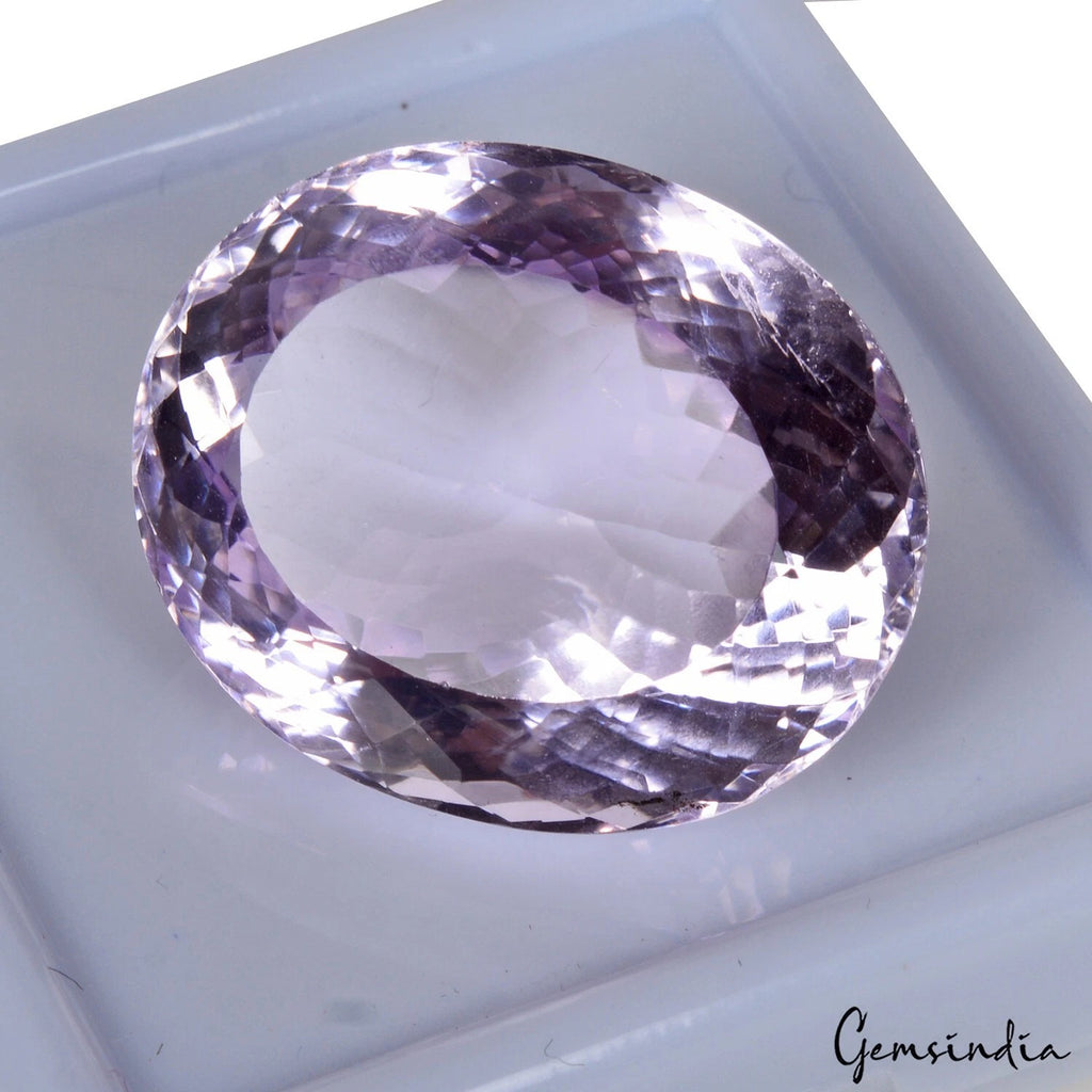 Amethyst Loose Gemstone, Untreated — 24 x 20 x 13mm, 38.00 Ct