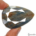 440 Cts Natural Untreated Brown Blue Sapphire Pear cut Loose Madagascar Gemstone
