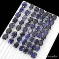 550 Cts/54 Pcs Natural Blue USA Beryl Oval Faceted Cut Loose Gems Lot Jewelry
