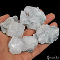 1130 Cts/4 Pcs Natural White Apophyllite Druzy Healing Crystal Mineral Raw Gems