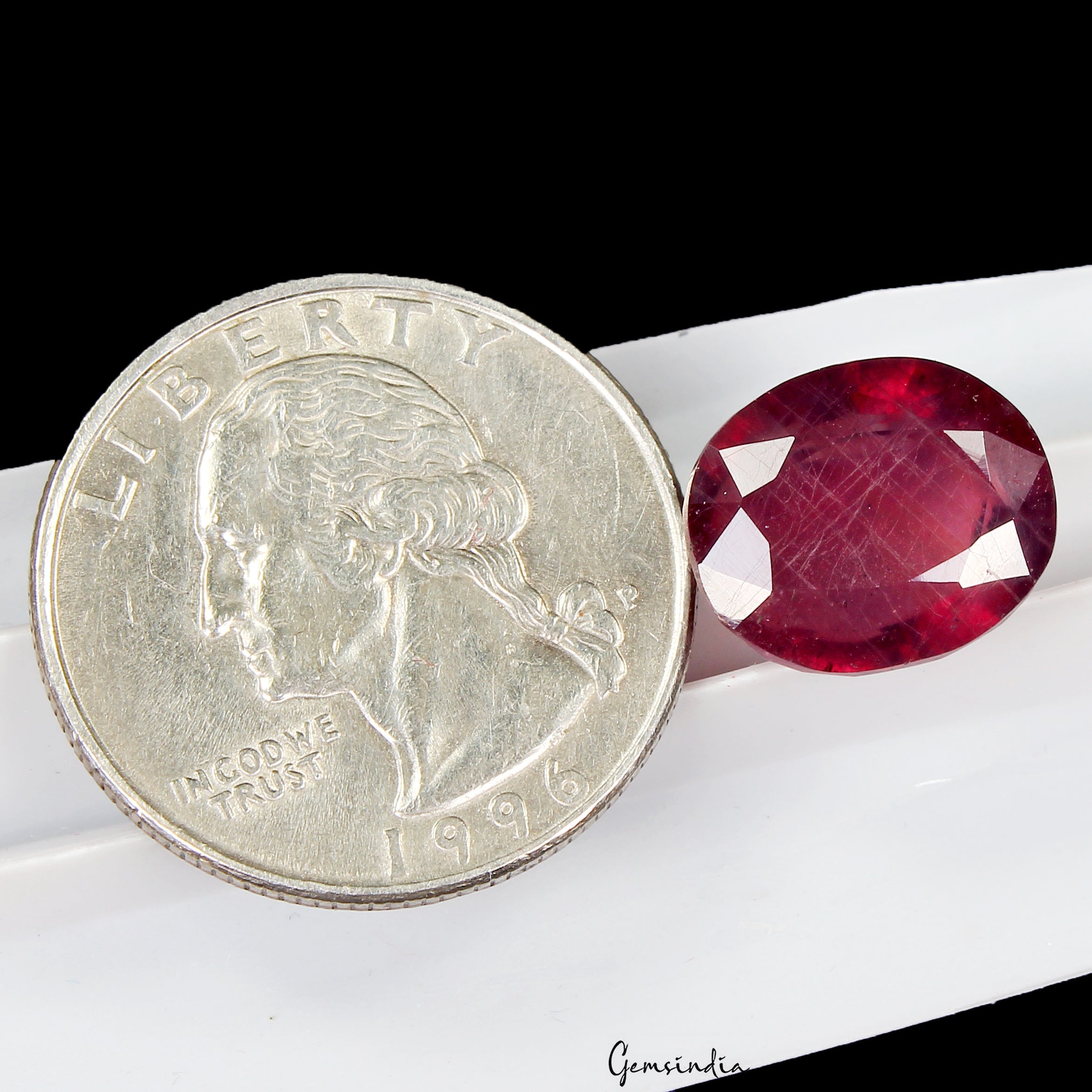 Certified 12.10 Ct Natural Untreated Red Ruby Oval Faceted Gems From Mozambique