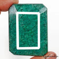 Emerald Loose Gemstone — 58 x 43 x 29mm, 690 Ct, Brazil