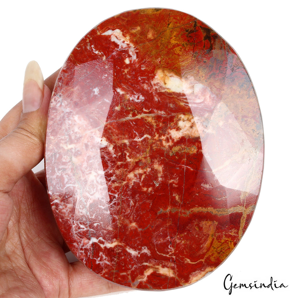 4600 Ct Natural Untreated Red Jasper Oval Faceted Earth Mined Huge Size Gemstone