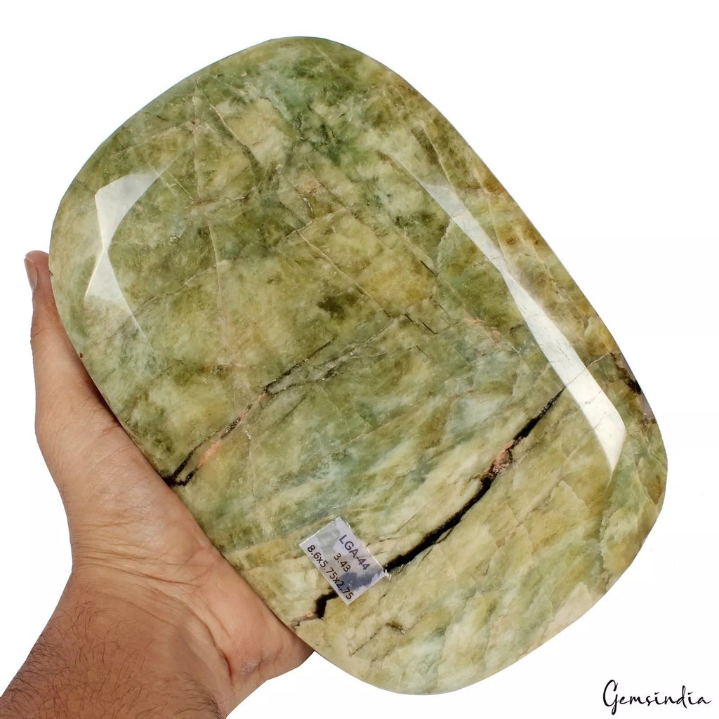 3.4 Kg Natural Untreated Beryl Aquamarine Green Oval Earth Mined Huge Gemstone