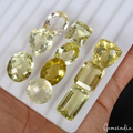 Natural Lemon Quartz Citrine Top Quality Mix Cut 14mm-19mm Loose Gems~145.50 Ct