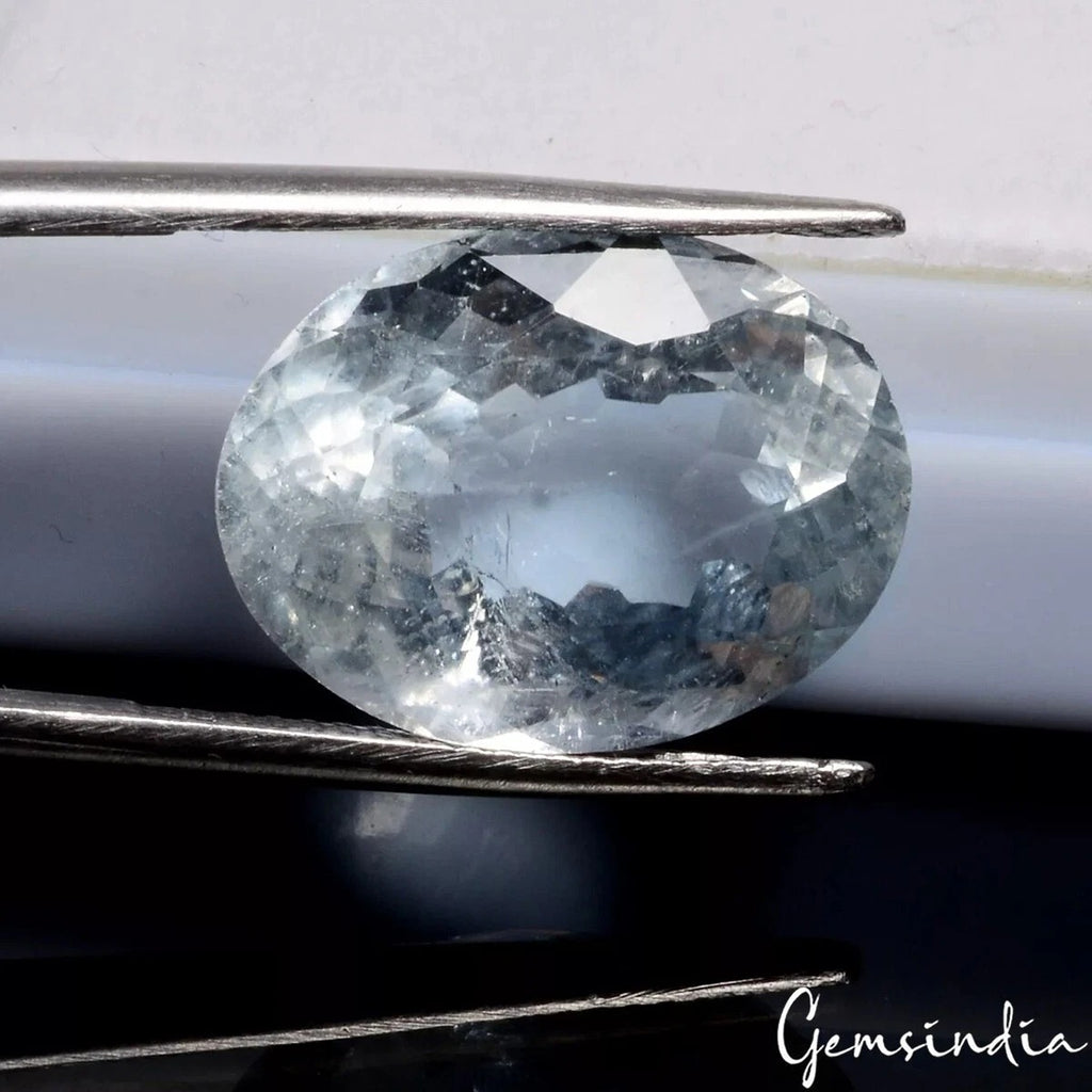 Aquamarine Loose Gemstone, Blue — 16 x 12 x 9mm, 11.00 Ct, Brazil