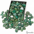 2500 Ct/128 Pcs Natural Brazilian Green Emerald Mix Cab Wholesale Loose Gems Lot