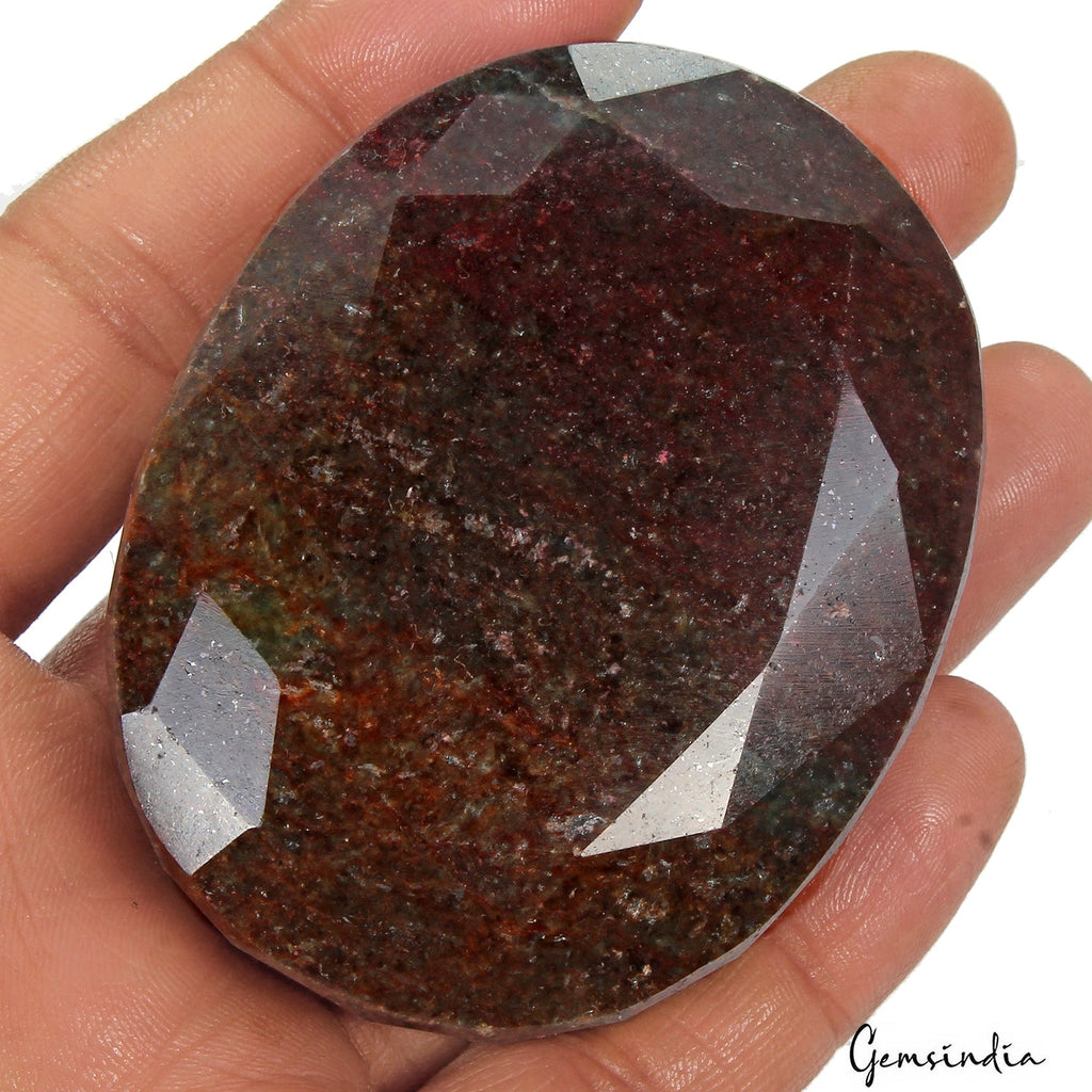 1200 Ct Natural Untreated Ruby Kyanite Oval Faceted Earth Mined Huge Size Gems