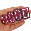 500 Ct/4 Pcs Natural USA Red Beryl Bixbite Mix Faceted Loose Gems Wholesale Lot