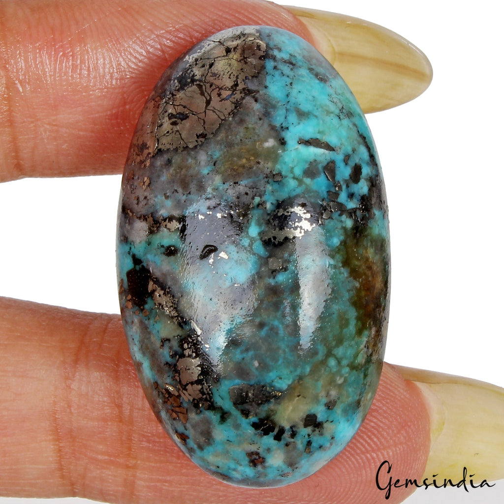 63.25Ct IGL&I Certified Natural Iranian Turquoise Rare Huge Top Quality Gemstone