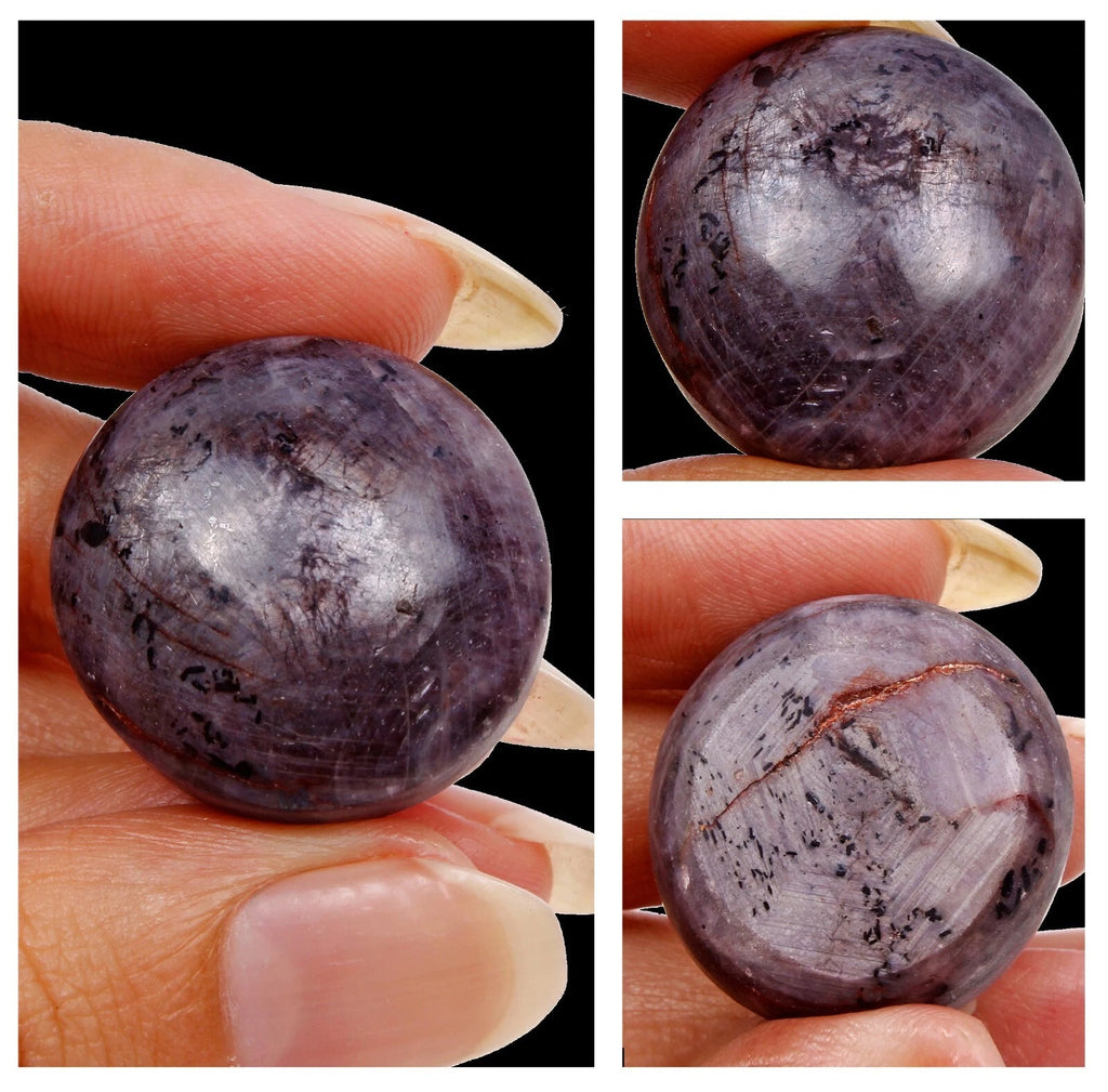 Ruby Cabochon, Oval Cabochon, Untreated — 26x25x14mm, 116.30 Ct, Madagascar