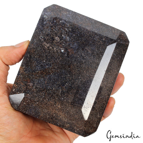 1.5 kilo Large Natural Blue Sapphire Octagon Cut Earth Mined Loose Gemstone Gift