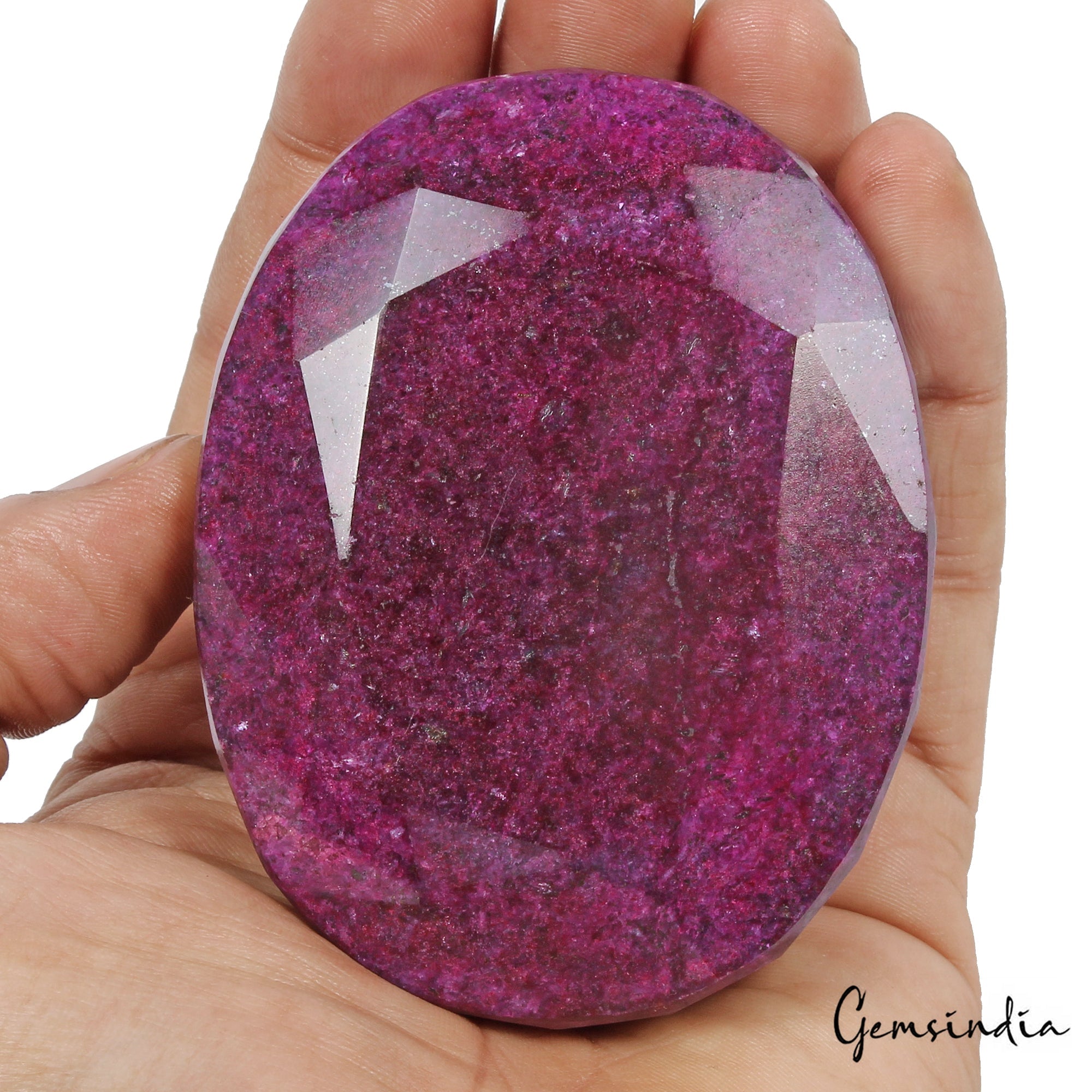 2080 Ct Natural Ruby Huge Size Oval Faceted Earth Mined Gemstone From Madagascar