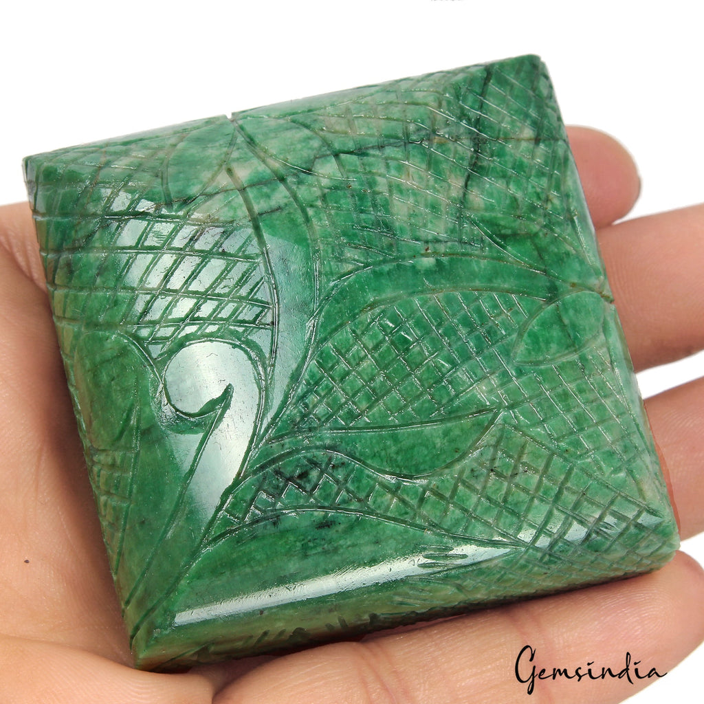 1000 Ct Natural Green Emerald Rectangular Cut Brazilian Earth Mined Loose Gems