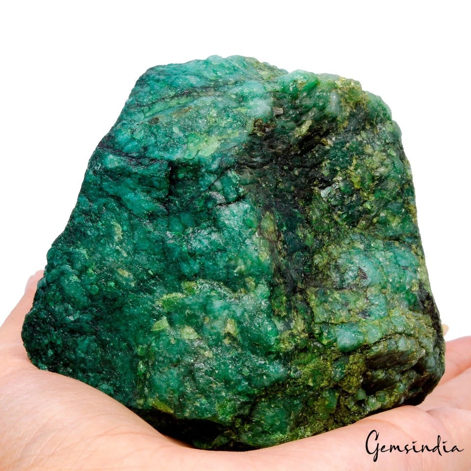 2780 Ct Natural Brazilian Green Emerald Raw Rough Rock Crystal Minerals Huge Gem