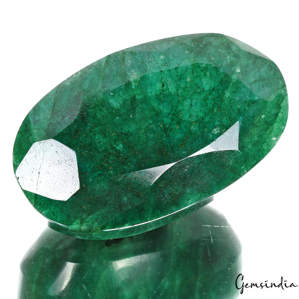 Certified 760 Ct Natural Brazilian Green Emerald Oval Faceted Cut Loose Huge Gem