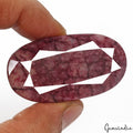 220 Ct Natural Pink Red USA Beryl Bixbite Oval Faceted Cut Earth Mined Loose Gem