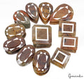 1080 Cts/12 Pcs Natural Untreated Brown Sapphire Mix Faceted Cut Loose Gems Lot