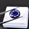 18.80 Ct 16x14mm Natural Ceylon Royal Blue Sapphire Oval Loose Certified Stone
