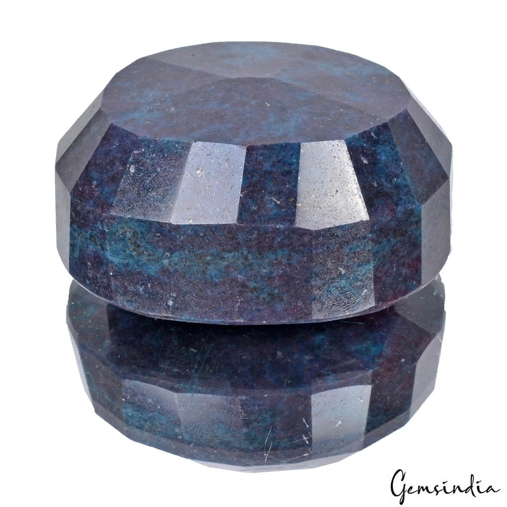 Ruby Kyanite Loose Gemstone, Untreated — 69 x 53 x 34mm, 1640 Ct, Madagascar