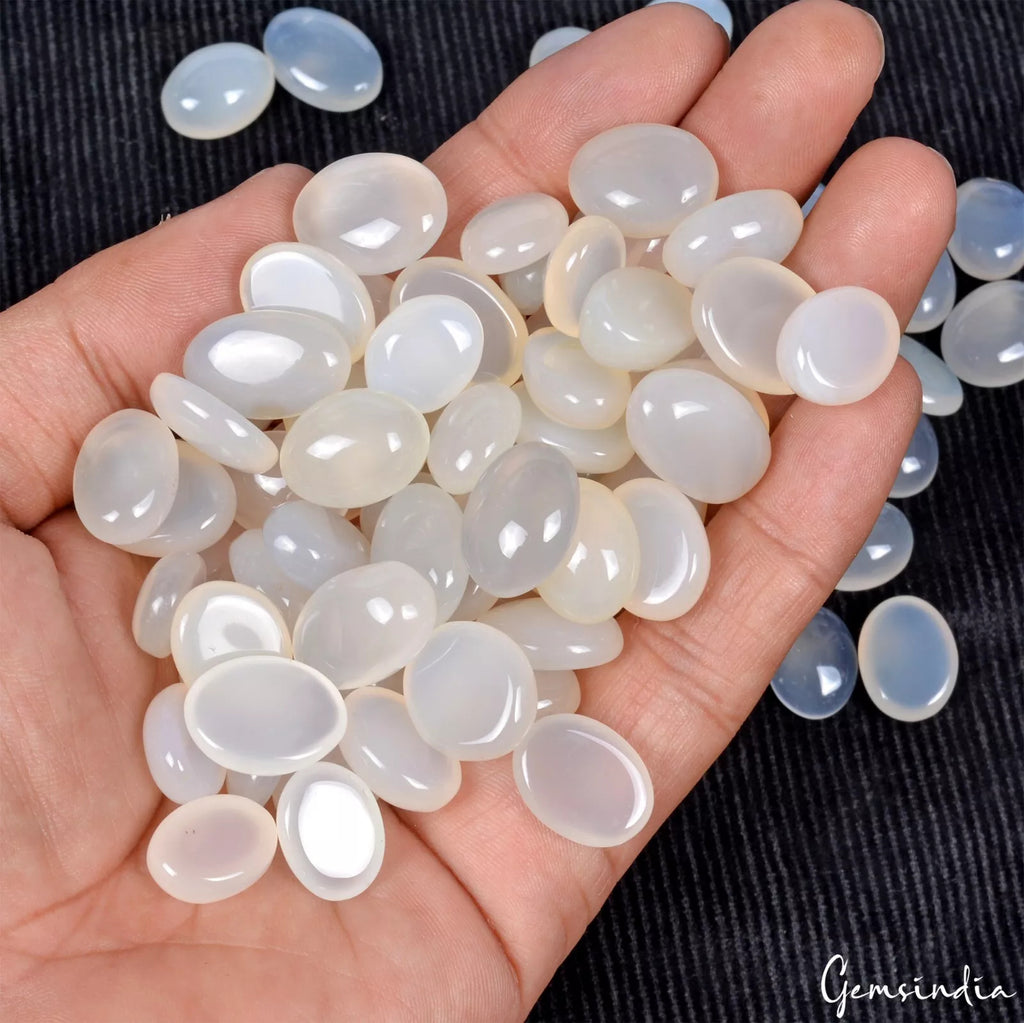 Moonstone Lot, Cabochon, Untreated — 96 Pieces, 13mm to 19mm, 1000 Ct, Madagascar