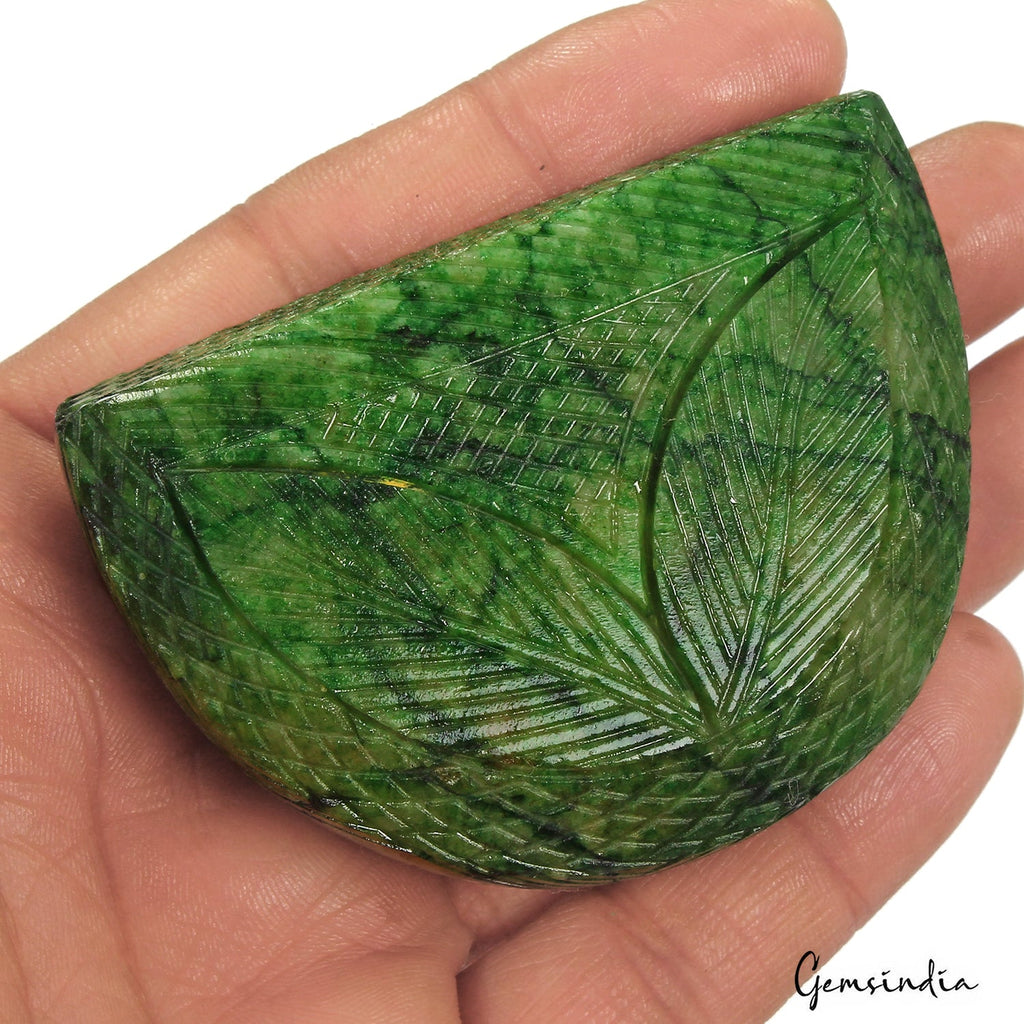 1000 Ct Natural Green Brazilian Emerald Fancy Cut Earth Mined Carving Loose Gems